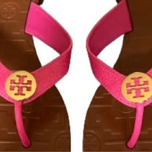 Tory Burch Vibrant Pink Sandals Size 9 1/2 - Picture 4 of 4